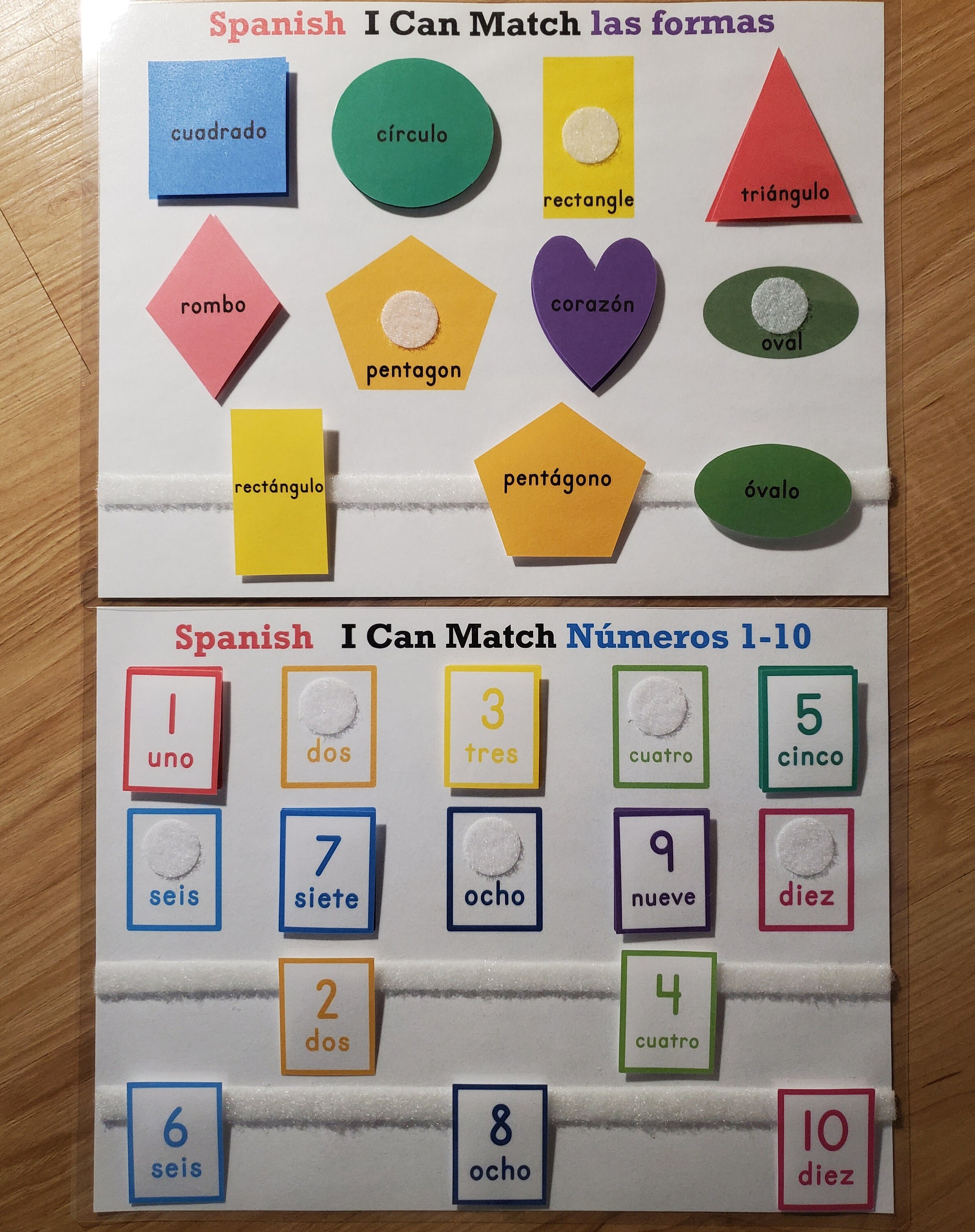 Spanish/English Learning Binder Etsy