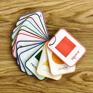 Preschool and Toddler Shape Flash Cards *** Digital Download*** image 6