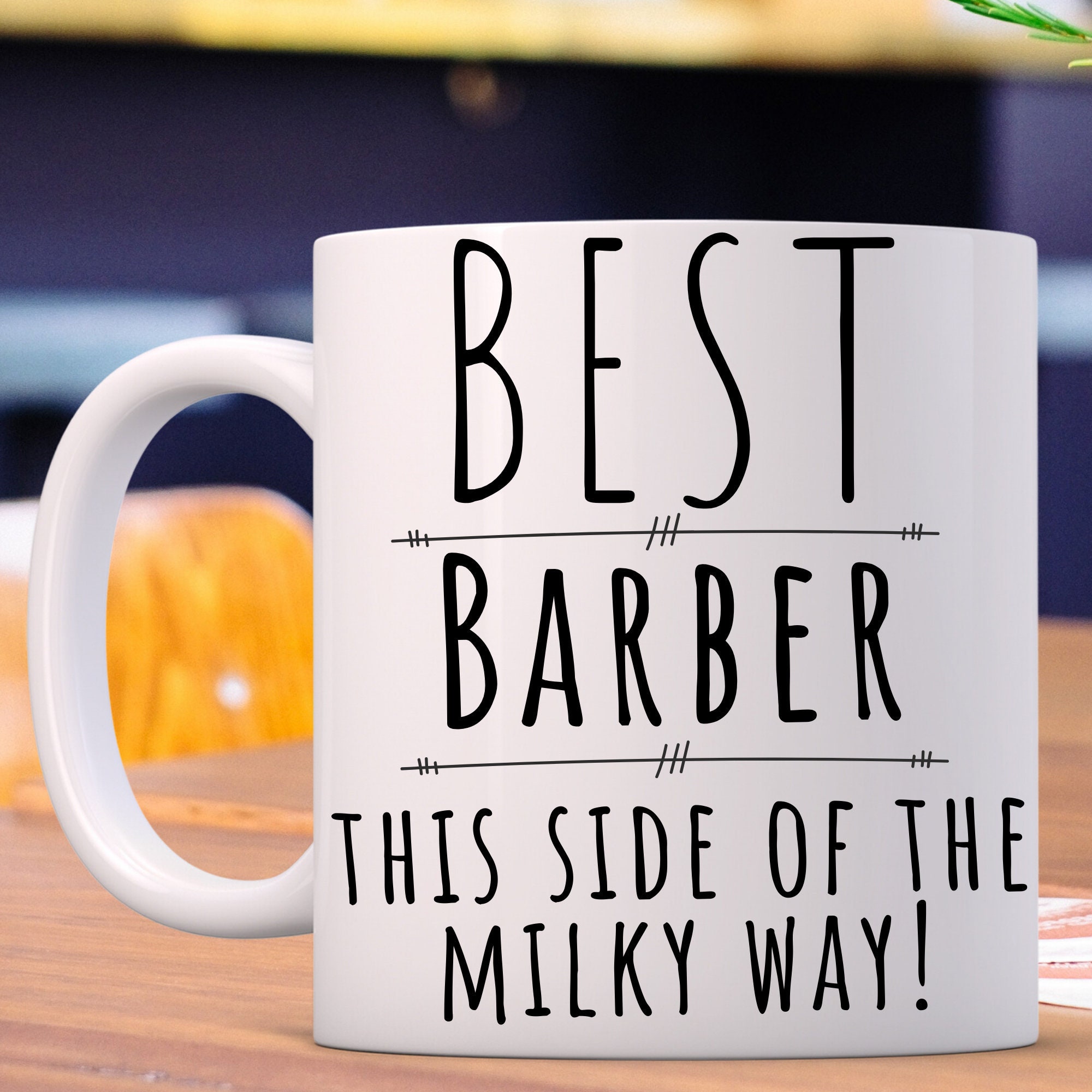 Best Barber Gift Idea Best Barber Ever Mug Gift Christmas Etsy