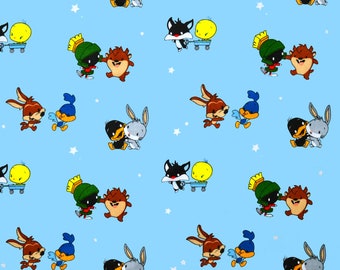 Bugs Bunny Design Premium 100/% Cotton Quilting Craft Fabric Disney 60/"