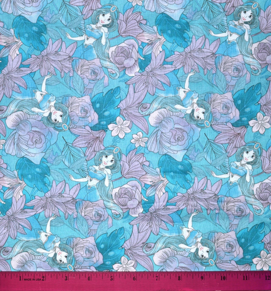 PRINCESS JASMINE FABRIC Sold by the Half Yard for Sewing Etsy