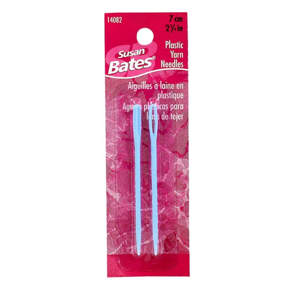 2 LARGE PLASTIC NEEDLES for Knitting Crochet Crocheting Yarn