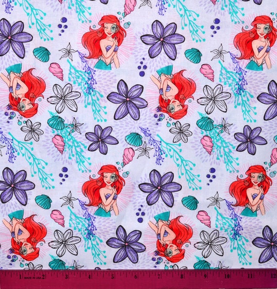 Little mermaid fabric deals