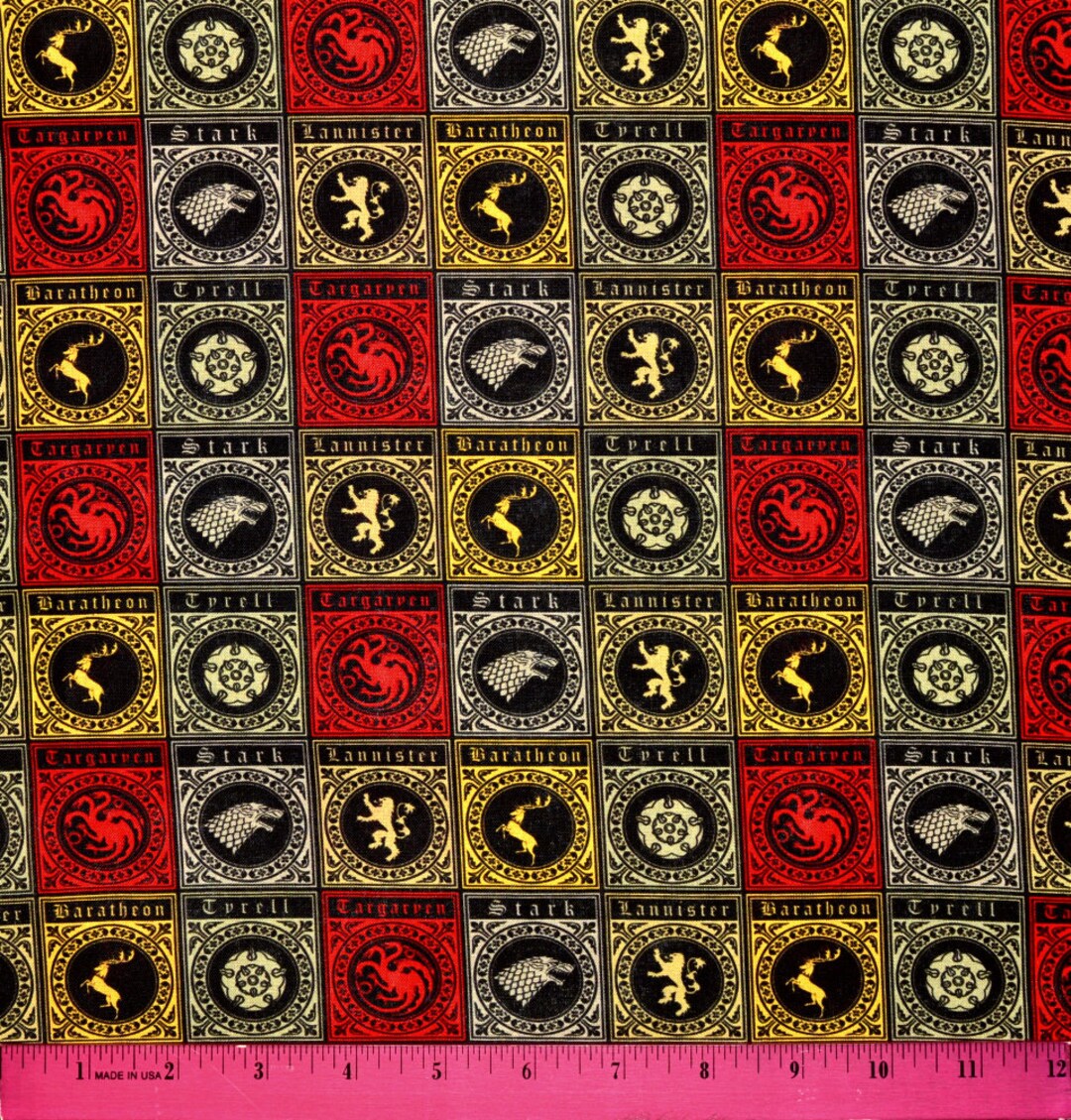 GAME of THRONES FABRIC Sold by the Half Yard Continuous Cut for Sewing