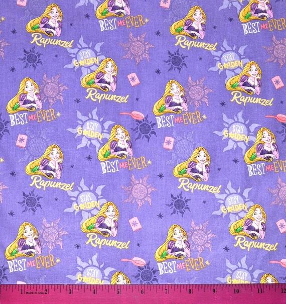 TANGLED RAPUNZEL FABRIC | Sold by the Half Yard! | Continuous Cut