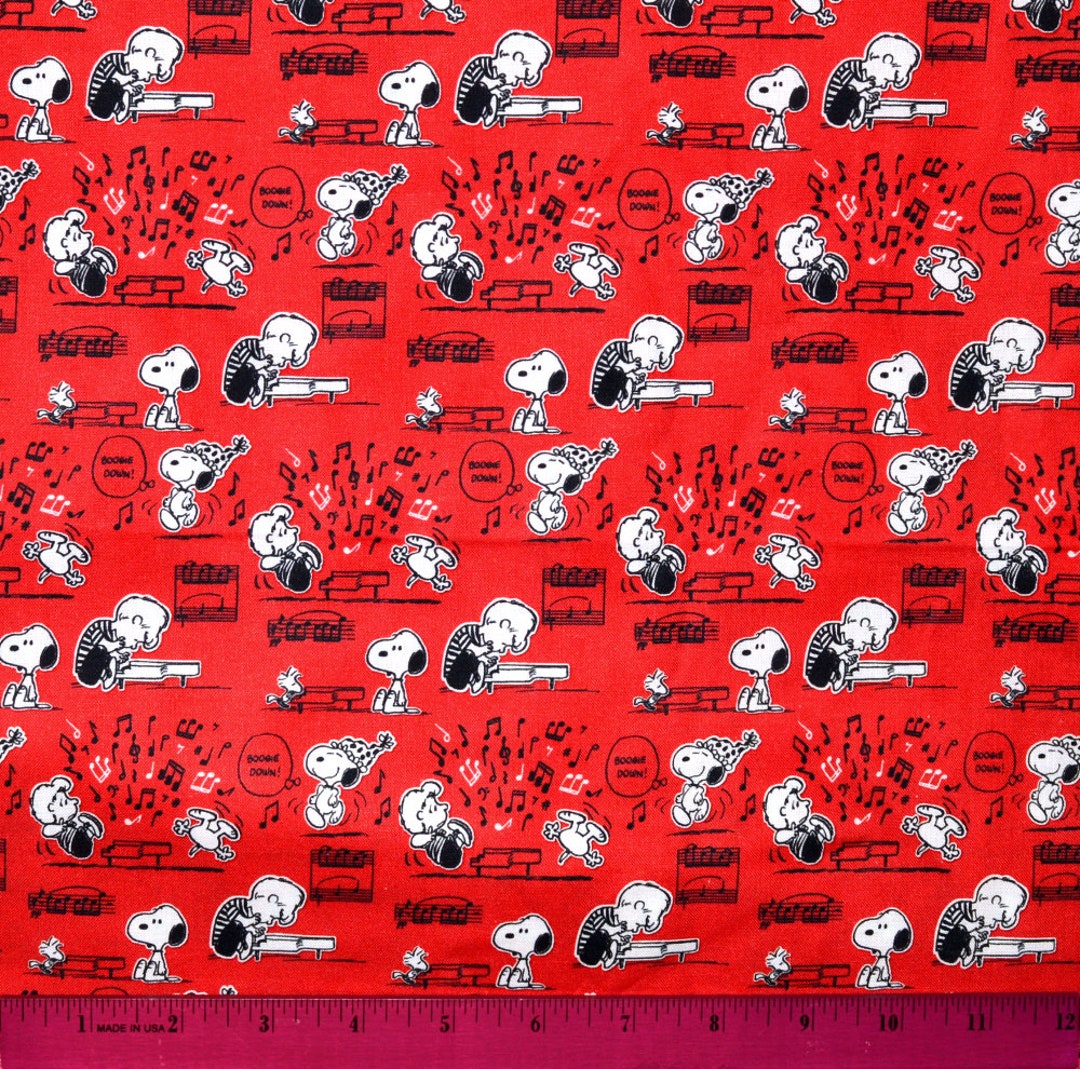 PEANUTS CHARACTERS FABRIC Sold by the Half Yard Continuous Cut 100