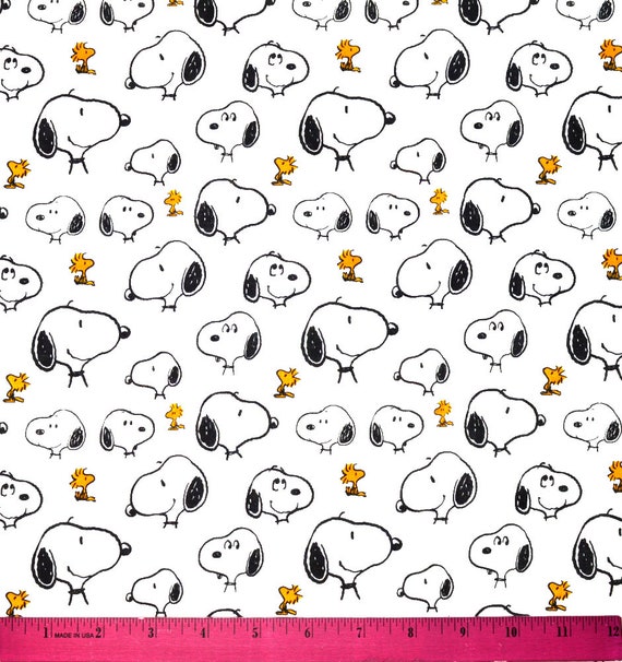 ビンテージファブリック 【スヌーピー＆フレンズ/ピンク】