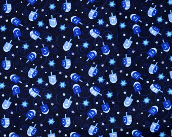 Hanukkah quilt fabric