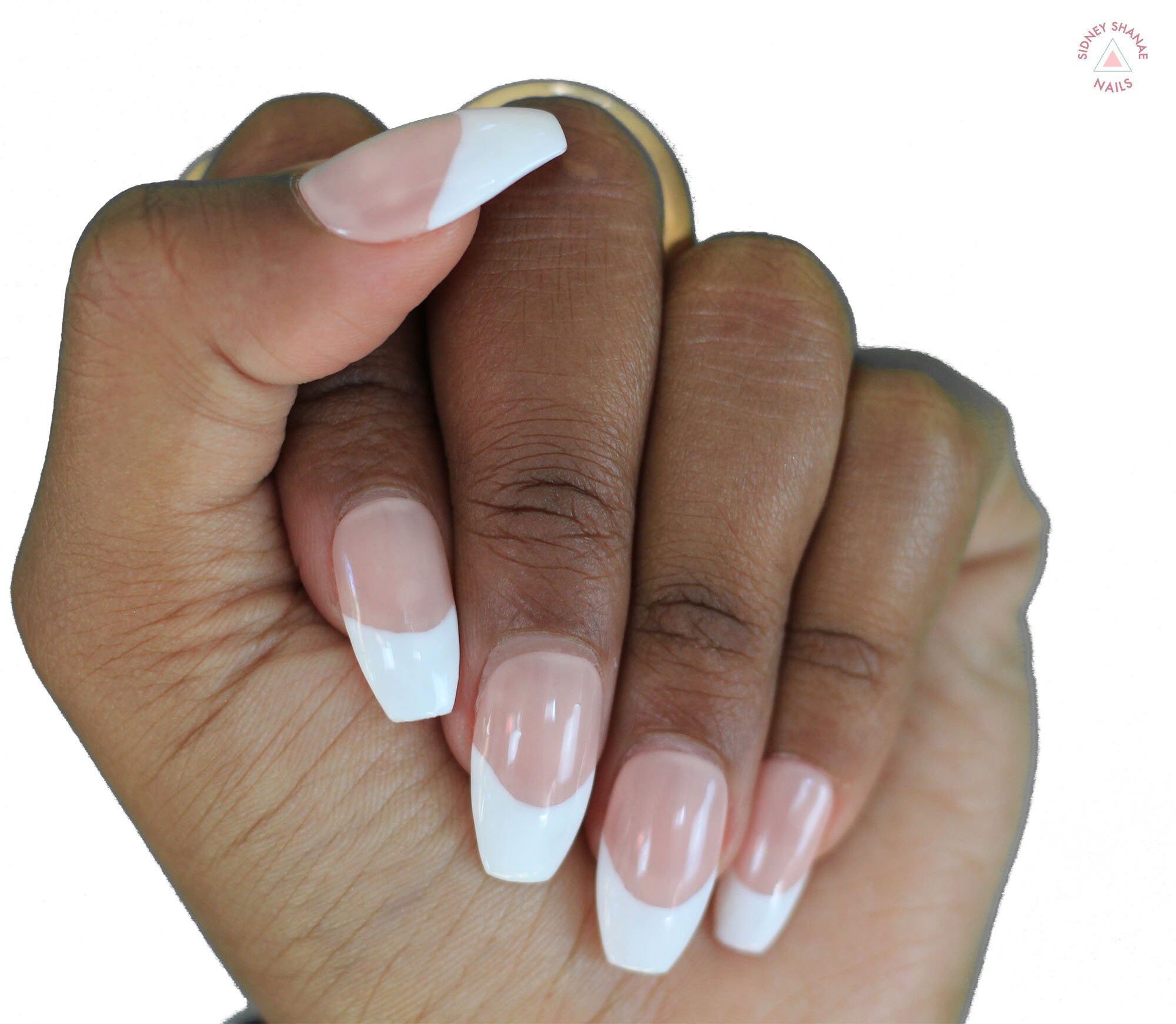 Classic French Tip Set Press on Nails False Nails Matte Etsy