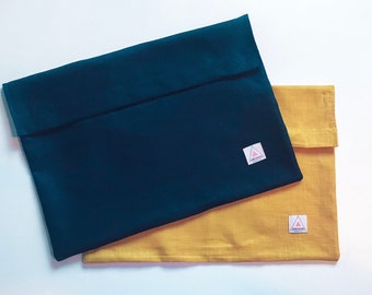 The Tristan | Journal Bag | Premium Linen | Computer Bag