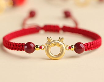 Zodiac Donut Bracelet: Chinese New Year Gift, Baby Outfit Jewelry