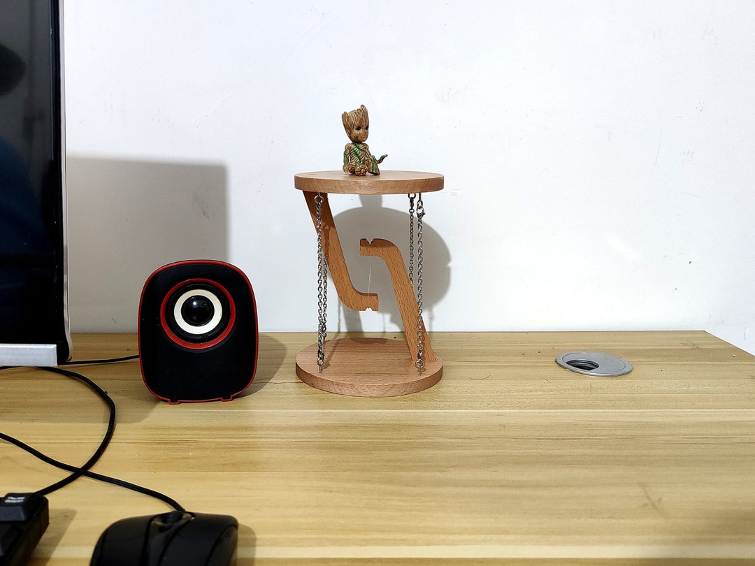 Buy Tensegrity Beech Wood Plant Stand: Floating Flower Pot Holder