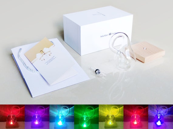 4Dクラインの壺アート - 3Dガラスアートモデル - 数学装飾 - Etsy 日本
