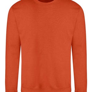 Embroidered Pumpkin Sweatshirt for Women – Autumn Jumper, Cosy Fall Pullover Burnt Orange