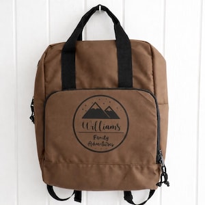 Personalised Picnic Backpack – Custom Family Insulated Cooler Bag for Adventures Green