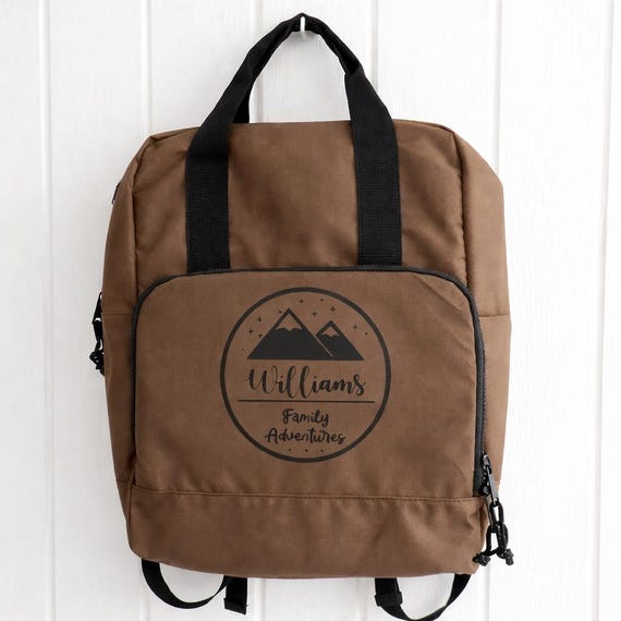 Personalised Insulated Picnic Backpack / Family Travel Cooler Bag / Food Bag / Lunch Bag / Traveling / Family Adventures