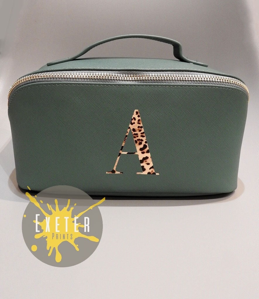 Personalised Makeup Bag Animal Print UK