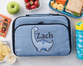 Personalised Dinosaur Lunch Bag – Custom Kids Insulated School Lunch Cooler