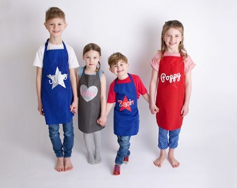 Personalised Kids Apron – Custom Name Baking, Cooking & Craft Apron