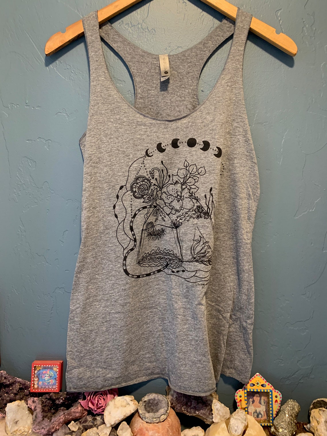 Camping Tank Top for Women Screen Printed Tank Art to Wear Etsy