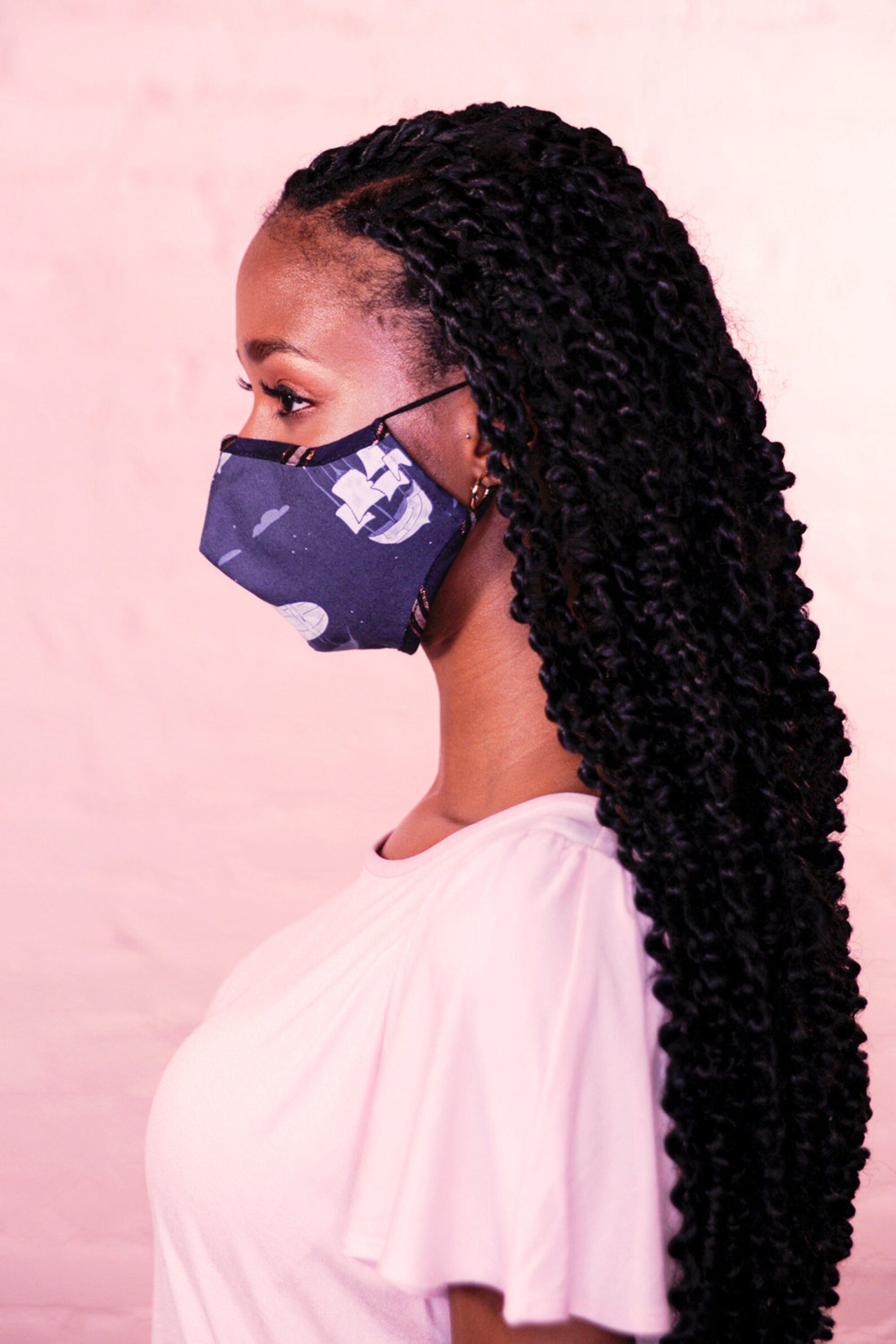 Hot Air Balloon Face Mask W/ Free Filter Womens Filter Face Etsy