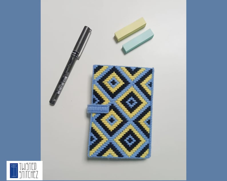 Plastic Canvas Sticky Notes Organizer PDF Pattern, Instant Download