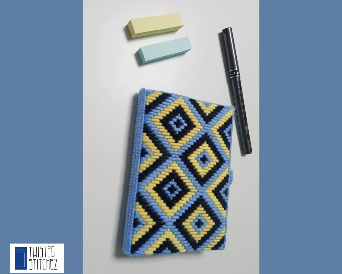 Plastic Canvas Sticky Notes Organizer PDF Pattern, Instant Download