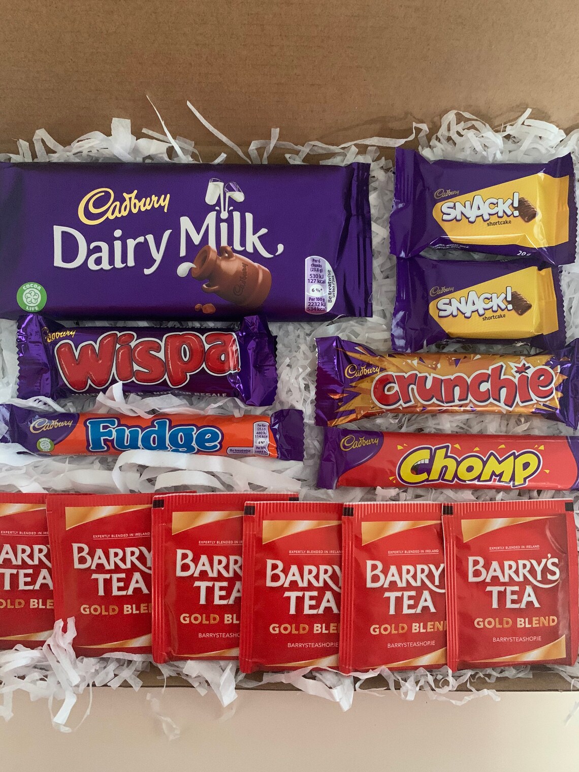 Irish tea biscuits & lots of Irish Chocolate Letterbox Gift Etsy