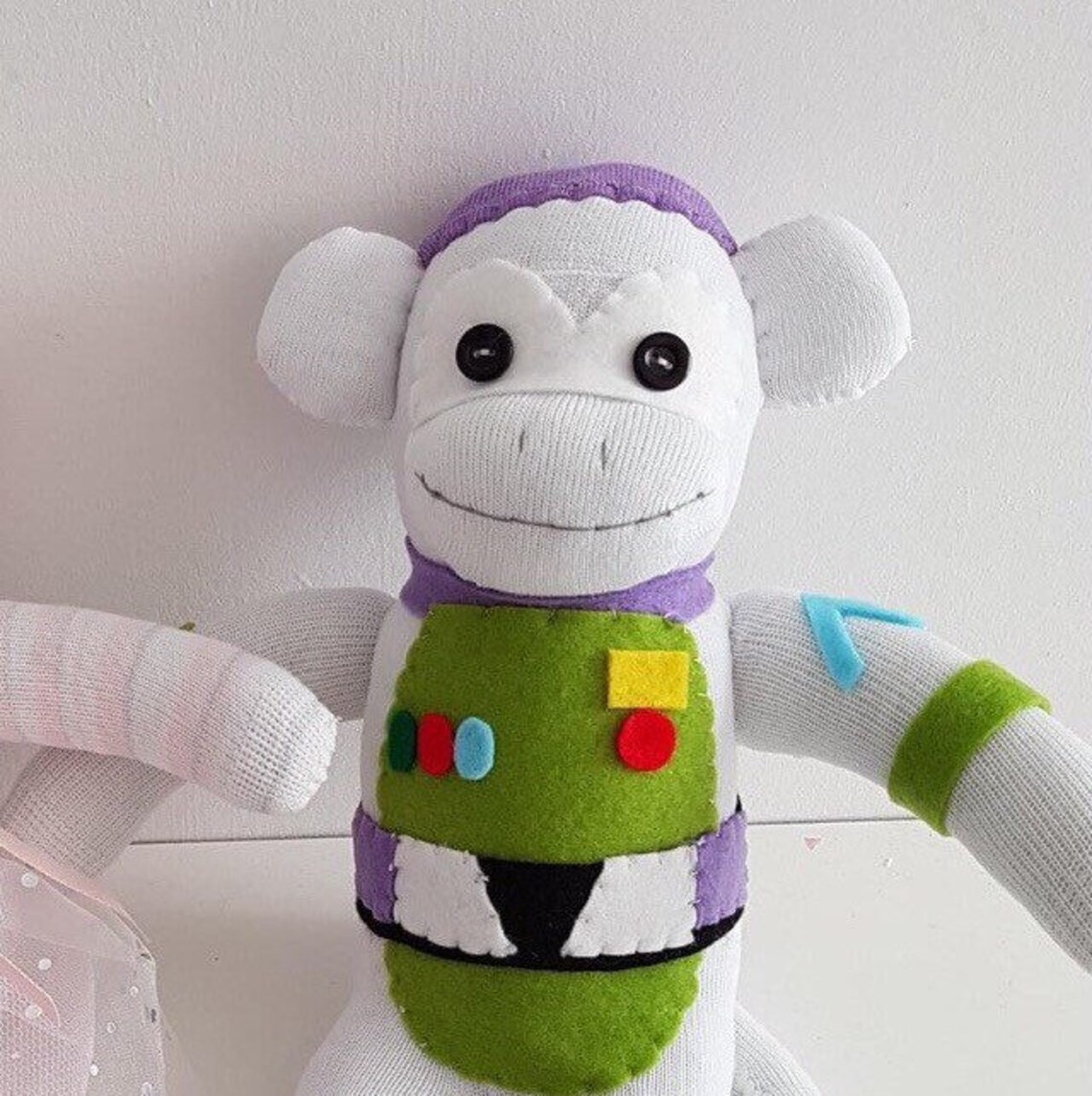 Buzz Lightyear Toy Story Sock Monkey Etsy New Zealand