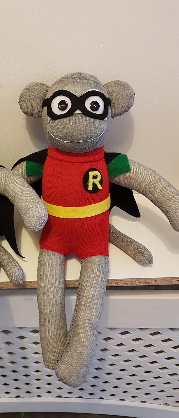 Robin From Batman DC Comics Sock Monkey 