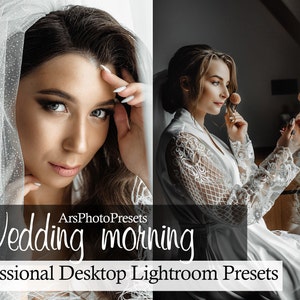 8 Exclusive, Professional Desktop Lightroom Presets, Wedding Morning, Natural, Wedding Preset, Photo Presets,  Wedding photography
