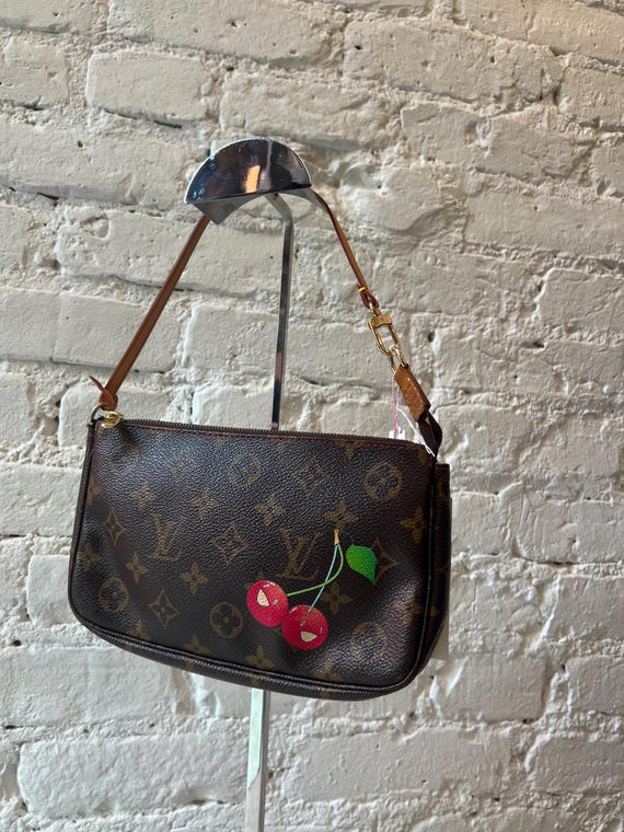 Louis Vuitton Murakami Pochette Cherry - Etsy