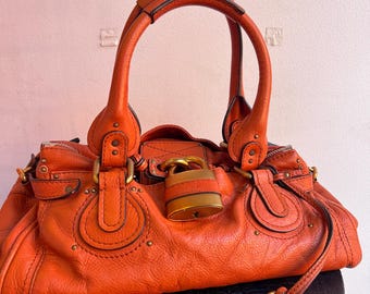 Vintage Chloe Paddington Tote – 2005 Leather Shopper Handbag