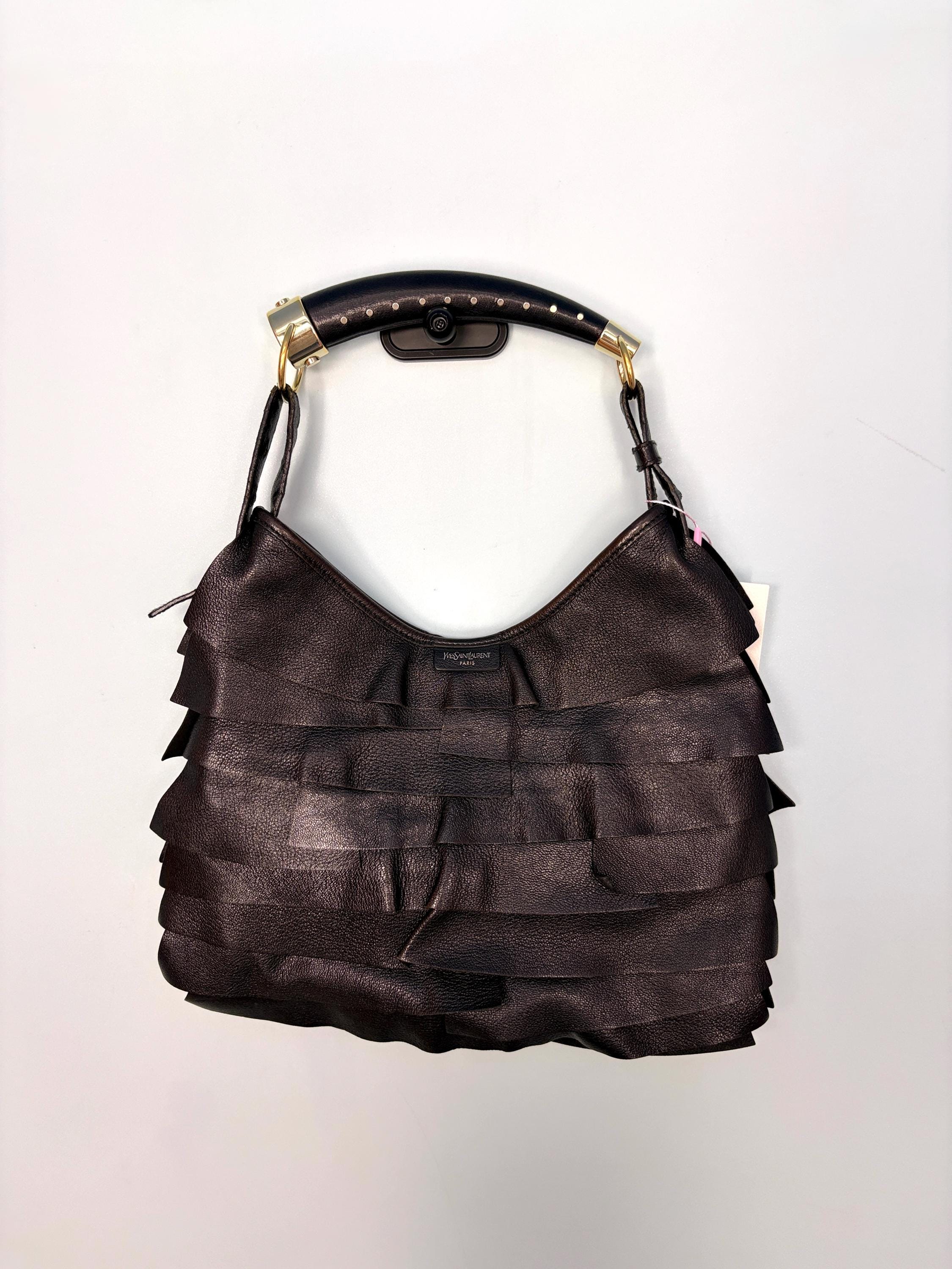 バッグ Yves Saint Laurent Rive Gauche Mombasa Yves Saint Laurent Rive Gauche Mombasa Bag With Ruffled Leather