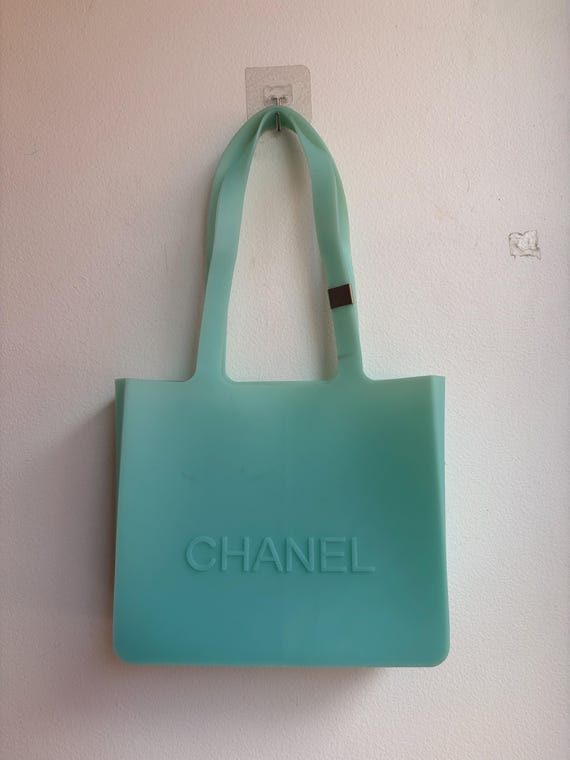 Chanel Teal Jelly Tote