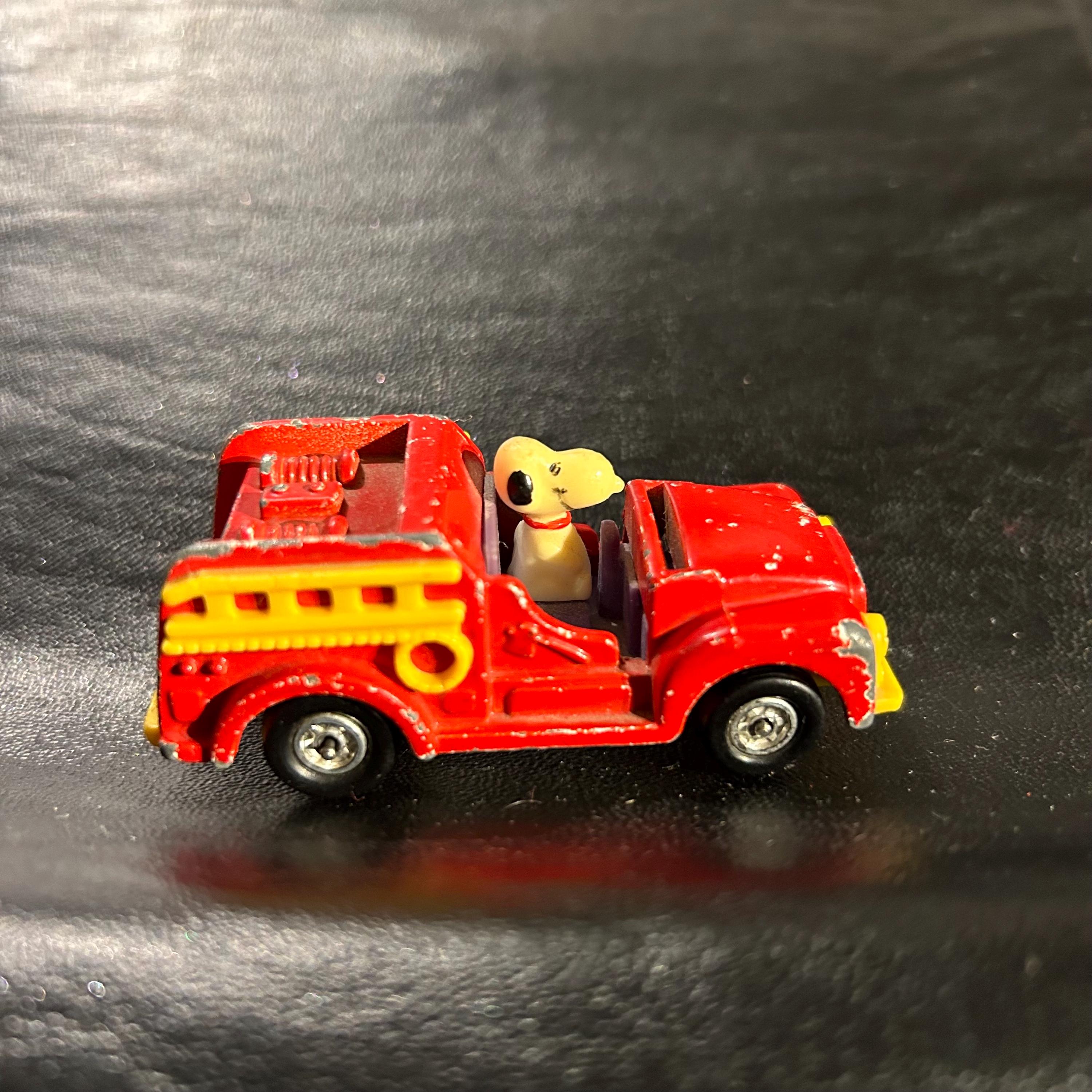 1966 Peanuts Snoopy Fire Truck Cars - Etsy