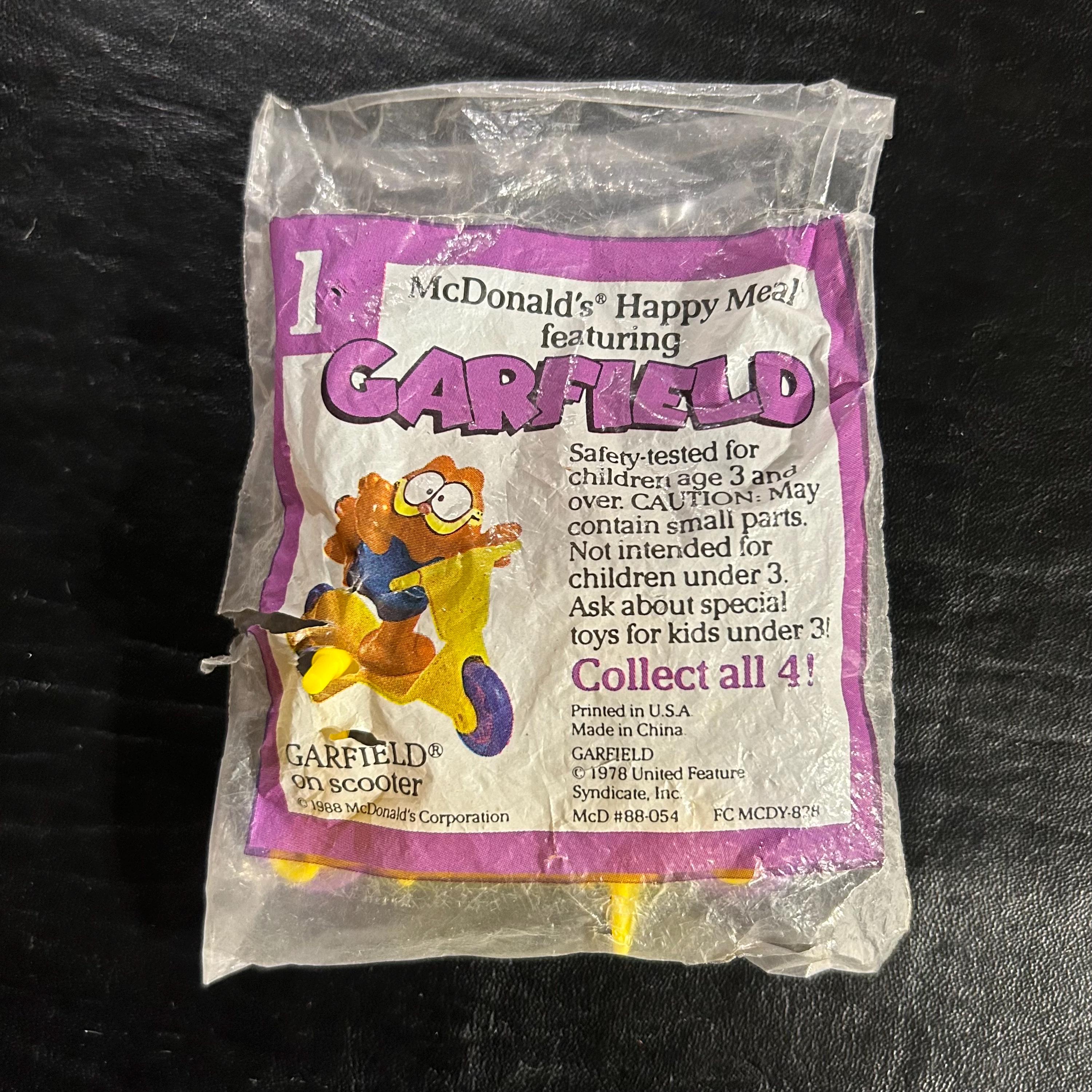 Garfield Mcdonalds Toys - Etsy