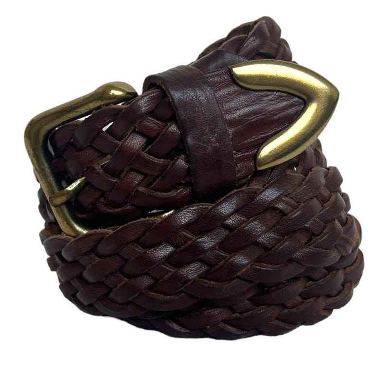 Woven leather Belt