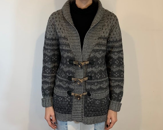 toggle button cardigan