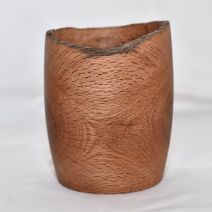 Red Oak Live Edge Vessel
