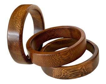Wood Bracelet.  Unisex bracelet. Bohemian wooden bangle.