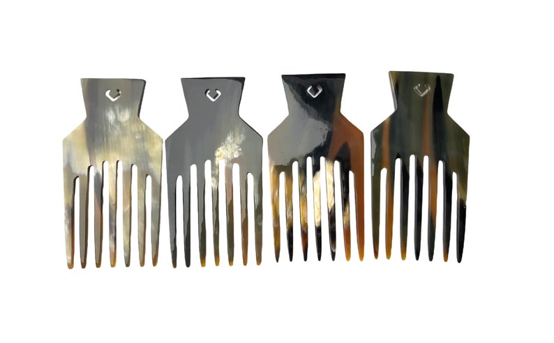 Pointy Afro Comb. Long Tooth Hairdressing Pick. Curly Hair Brush. Styling Barber tool image 3