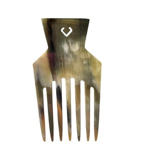 Pointy Afro Comb. Long Tooth Hairdressing Pick. Curly Hair Brush. Styling Barber tool image 2