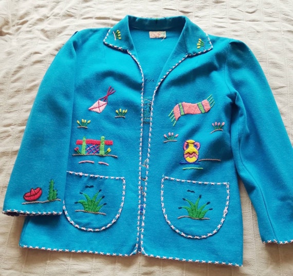 1940s Mexican Embroidered Jacket