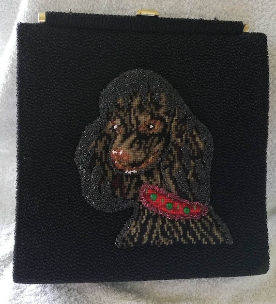 1950s Faye Mell Poodle Bag
