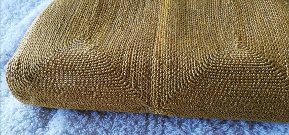 1950s Gold Corde Evening Bag - image 6