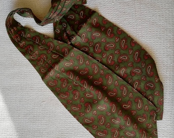 Green Paisley Cravat by Tootal