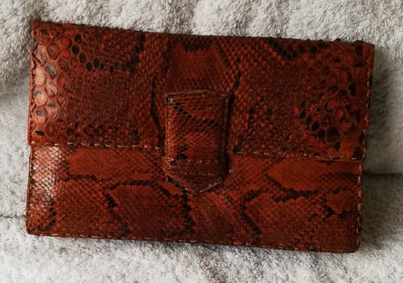 1940s Snakeskin Clutch