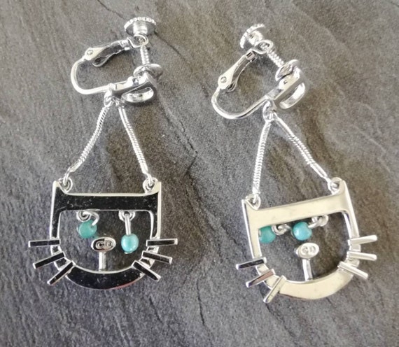 Dior Hello Kitty drop earrings