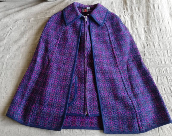 1960s Welsh Tapestry Cape and Waistcoat